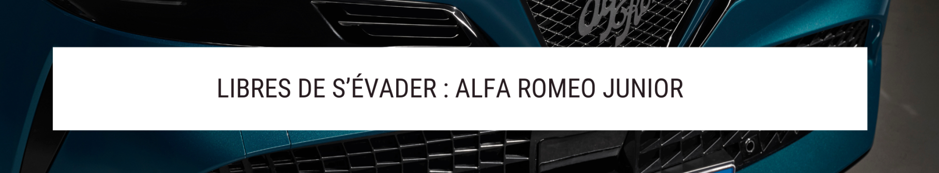 Alfa Romeo Junior : La réinvention sportive