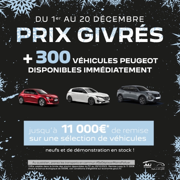 Prix givrés - Peugeot Champagnole & Saint-Claude